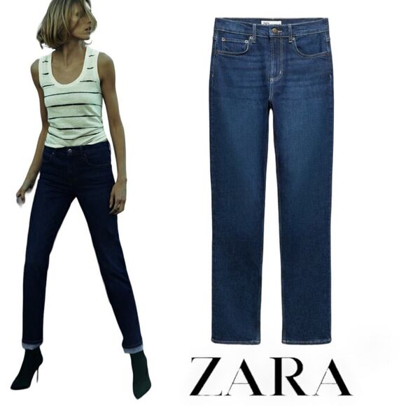 ZARA | Dark Blue | ZW THE SLIM FULL LENGTH - Picture 1 of 11